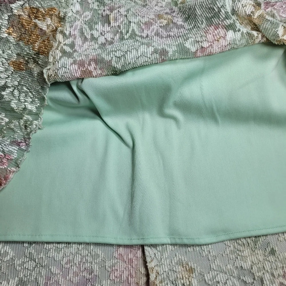 Vintage 90s Y2K Ronni Nicole by Ouida Multi Color Floral Textured Dress … - Picture 6 of 9